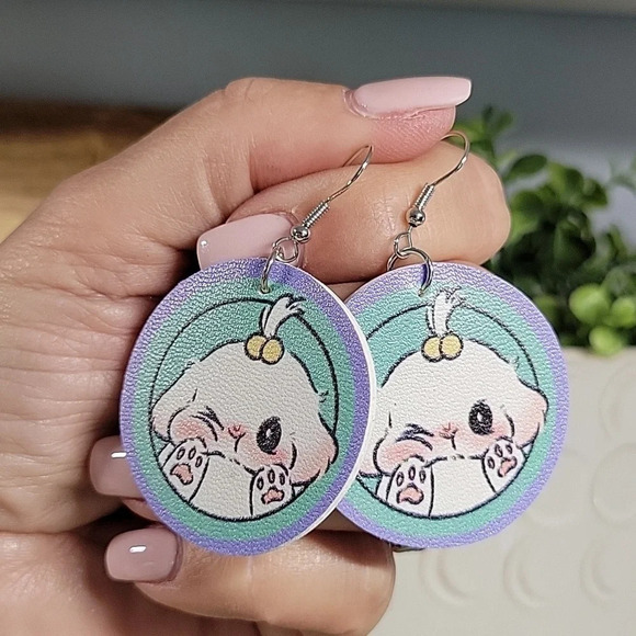 Bunny Girl Drop Earrings - Picture 5 of 6